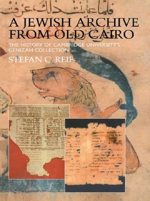 cover image of A Jewish Archive from Old Cairo